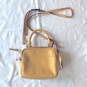 💛 TAHARI YELLOW MUSTARD MINI CROSSBODY BAG